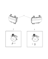 Ram Fog Light Diagram - 68273292AA