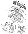 Dodge Durango Glove Box Diagram - 5GM731DVAD