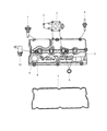 Chrysler PT Cruiser PCV Valve Diagram - 4884479AB