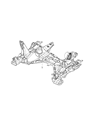 Jeep Cherokee Front Cross-Member Diagram - 68292230AF