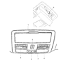 2010 Chrysler 300 Dome Light Diagram - 1LE17DW1AA