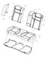 2006 Dodge Magnum Seat Cover Diagram - 1CM371DVAA