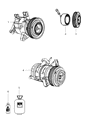 Dodge Nitro A/C Compressor Diagram - 55111412AF