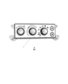 Dodge Ram 1500 A/C Switch Diagram - 55056826AG