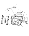 Dodge Durango Door Latch Assembly Diagram - 4589921AE