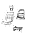 Chrysler PT Cruiser Seat Heater Diagram - 68023282AA