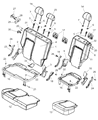 2004 Jeep Liberty Seat Cushion Diagram - YG531L5AA