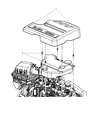 Chrysler Engine Cover Diagram - 4593809AC