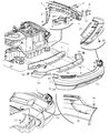Dodge Viper Bumper Diagram - 1CR60TZZAB