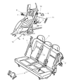 2002 Chrysler PT Cruiser Seat Belt Diagram - RL371L8AD