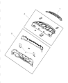 Chrysler Rear Crossmember Diagram - 68045533AD