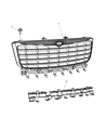 Chrysler Aspen Grille Diagram - 55078016AE