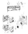 2007 Dodge Nitro Car Speakers Diagram - 4714600AB