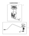 Jeep Fuel Level Sensor Diagram - 5145583AC