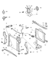 Jeep Liberty Radiator Diagram - 5066386AA