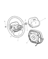 Jeep Cherokee Steering Wheel Diagram - 5GK431AZAA