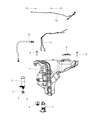 Dodge Journey Washer Reservoir Diagram - 68041382AB