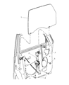 Jeep Commander Window Regulator Diagram - 55396481AB