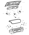 Dodge Challenger Trunk Lid Latch Diagram - 4589217AC