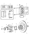 2010 Dodge Viper Steering Knuckle Diagram - 5290030AC