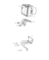 Chrysler 200 ABS Control Module Diagram - 68234915AA