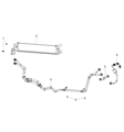 Jeep Transmission Oil Cooler Hose Diagram - 68282492AD