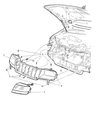 2002 Jeep Grand Cherokee Headlight Diagram - 55155129AB