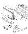 Dodge Intrepid Radiator Support Diagram - 4580327AC