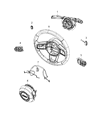 Jeep Wrangler Clock Spring Diagram - 68399810AB