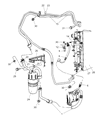 Dodge Avenger A/C Hose Diagram - 5058224AD