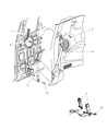 1999 Dodge Dakota Seat Belt Diagram - 5FZ48LAZAA