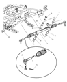 2003 Dodge Viper Steering Gear Box Diagram - 5104889AA