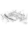 Dodge Durango Windshield Washer Nozzle Diagram - 4886005AB