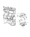 Dodge Durango Engine Mount Diagram - 52124675AE