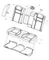 Dodge Armrest Diagram - 1XM42DX9AA
