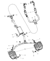 Dodge Catalytic Converter Diagram - 68091594AA