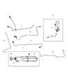 Ram ProMaster 2500 Vapor Canister Diagram - 5147067AE