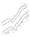Dodge Durango A/C Hose Diagram - 68103027AA