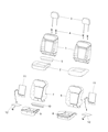 Jeep Renegade Seat Cushion Diagram - 6XU84U00AA