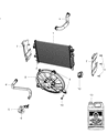 Dodge Journey Engine Cooling Fan Diagram - 68057238AA