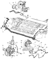 Chrysler PT Cruiser Brake Line Diagram - 4509781AG