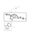 Ram Differential Cover Diagram - 68458238AA