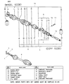 1999 Chrysler Sebring Axle Shaft Diagram - R2078318AC
