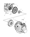 Chrysler Sebring Torque Converter Diagram - 68003520