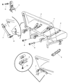 2003 Dodge Ram Van Seat Belt Diagram - 5DW47XDVAC
