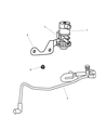 2004 Jeep Grand Cherokee Canister Purge Valve Diagram - 52128550AA