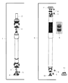 2020 Ram 1500 Drive Shaft Diagram - 68034652AC