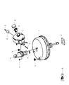 2009 Dodge Sprinter 3500 Brake Master Cylinder Diagram - 68071050AA
