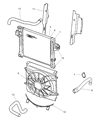 Jeep Liberty Radiator Diagram - 5174154AB