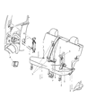 2008 Dodge Nitro Seat Belt Diagram - 5KJ701DVAD